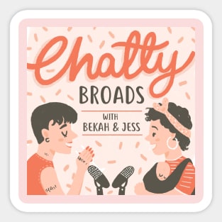 Chatty Broads Sticker